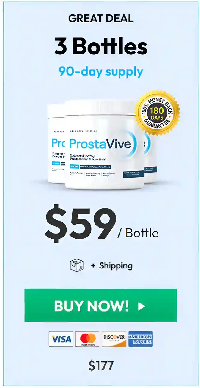 Prostavive 3 bottle pricing